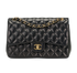 Jumbo Classic Double Flap, &pound;4,900, Handbags, Black, Lambskin Leather, Front view